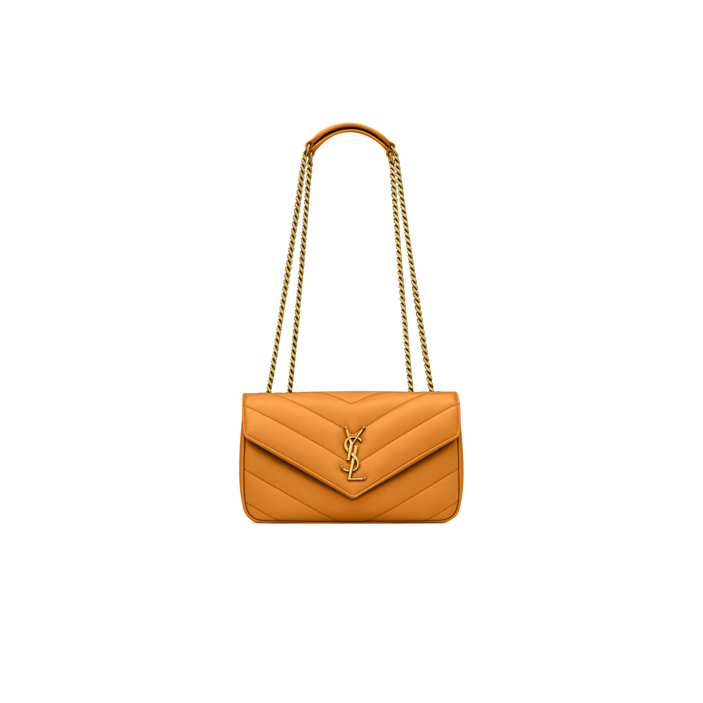 YSL LOULOU SMALL IN MATELASSÉ LAMBSKIN 801437AAEAX7923 (24*14*6cm)